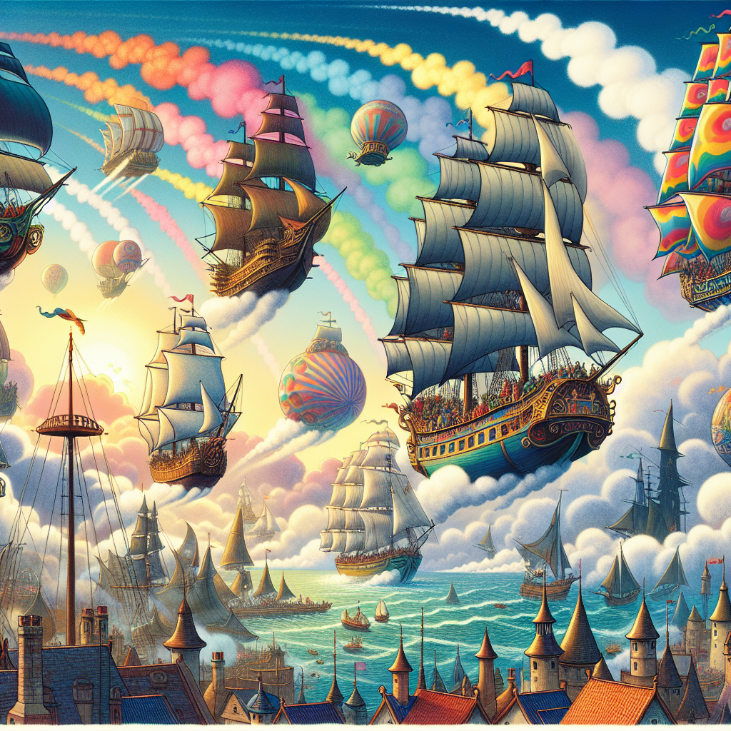 Fiaba delle Navi Volanti e le loro Avventure