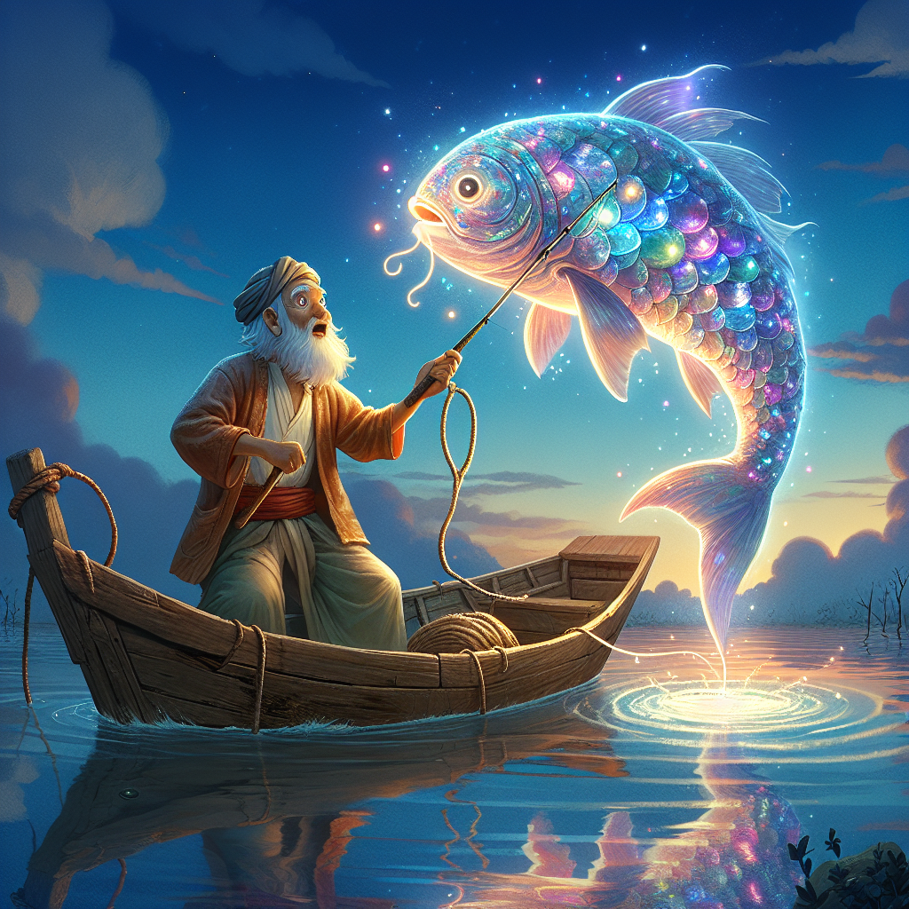 Fiaba del Pescatore e il Pesce Magico