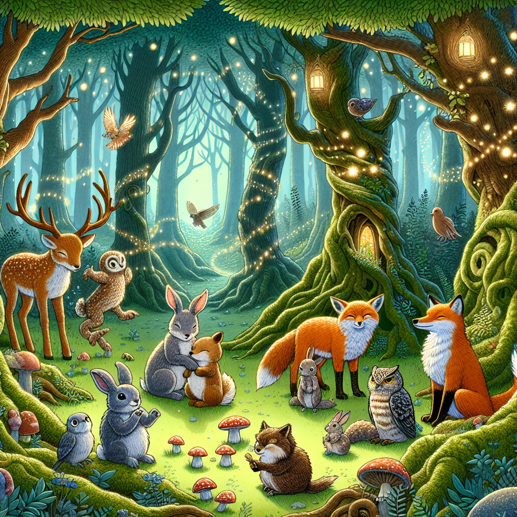 Fiaba: L’Amicizia nel Bosco Incantato