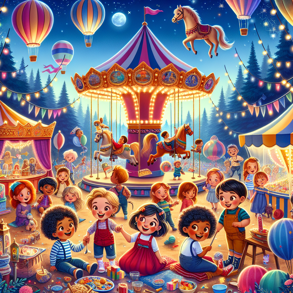 Fiaba delle Avventure ai Festival Magici e Colorati