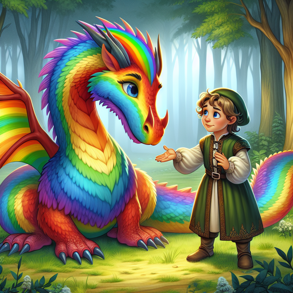 Fiaba: L’amicizia di Tommaso e il Drago Arcobaleno