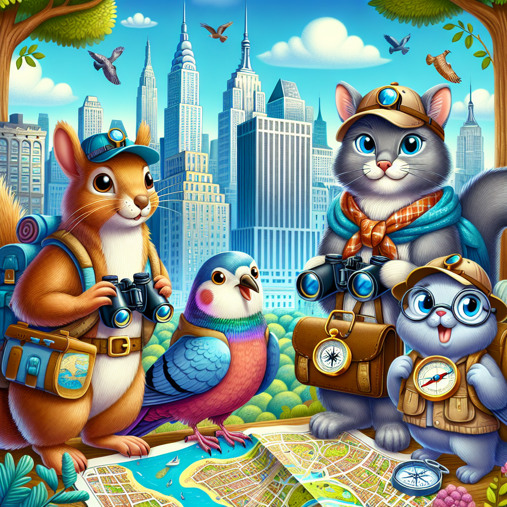 Fiaba degli Animali Esploratori delle Grandi Città