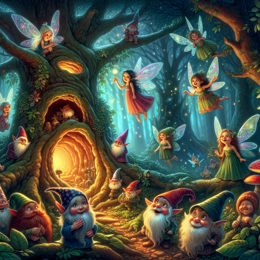 Fiaba: Il Tesoro Nascosto dei Folletti e delle Fate