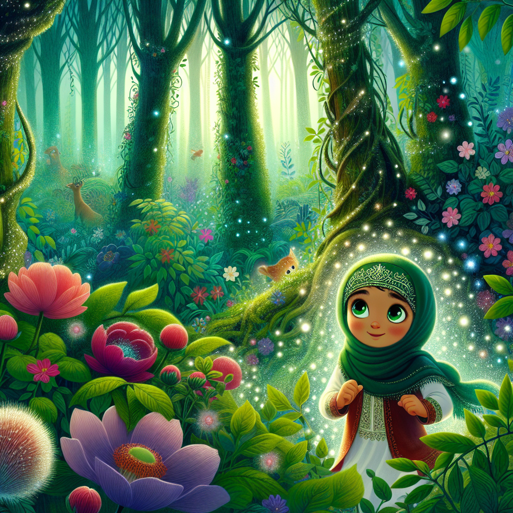 Fiaba delle Avventure in un Bosco Incantato