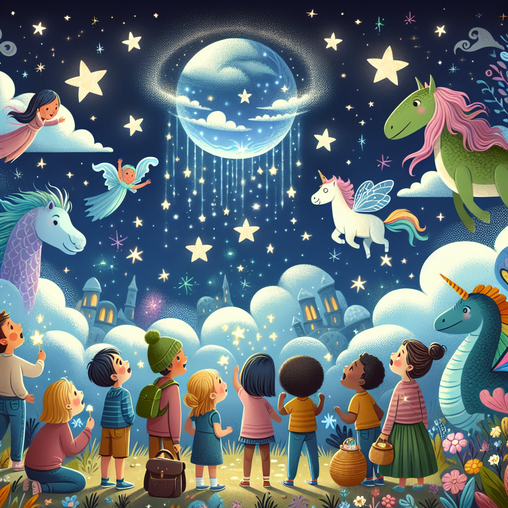 Fiaba delle Notti Stellate Piene di Desideri e Sogni