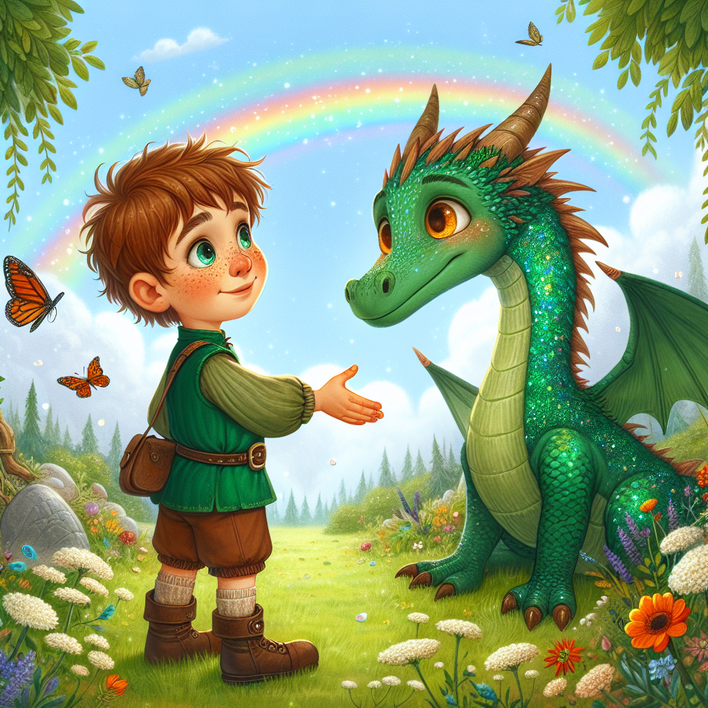 Fiaba dell’Amicizia Improbabile: Un Bambino e una Creatura Magica