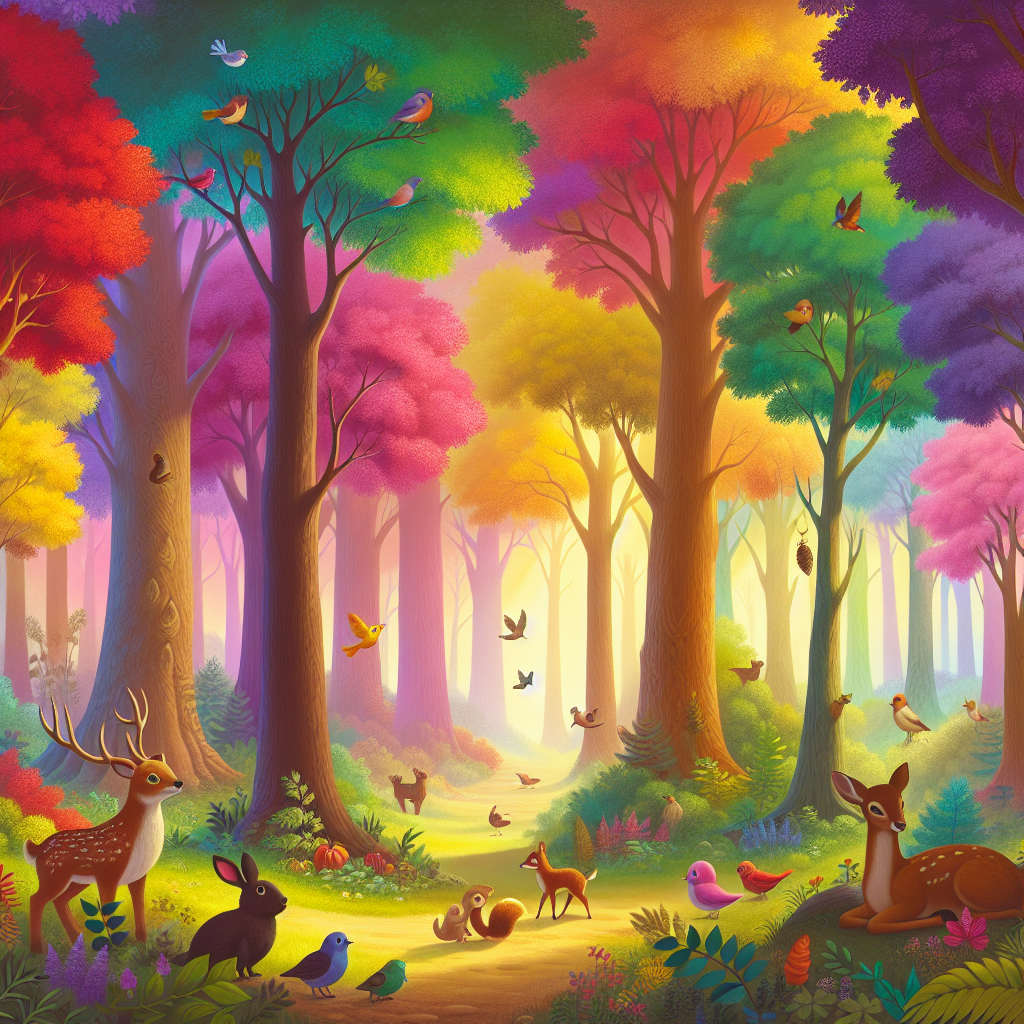 Fiaba del Bosco Multicolore