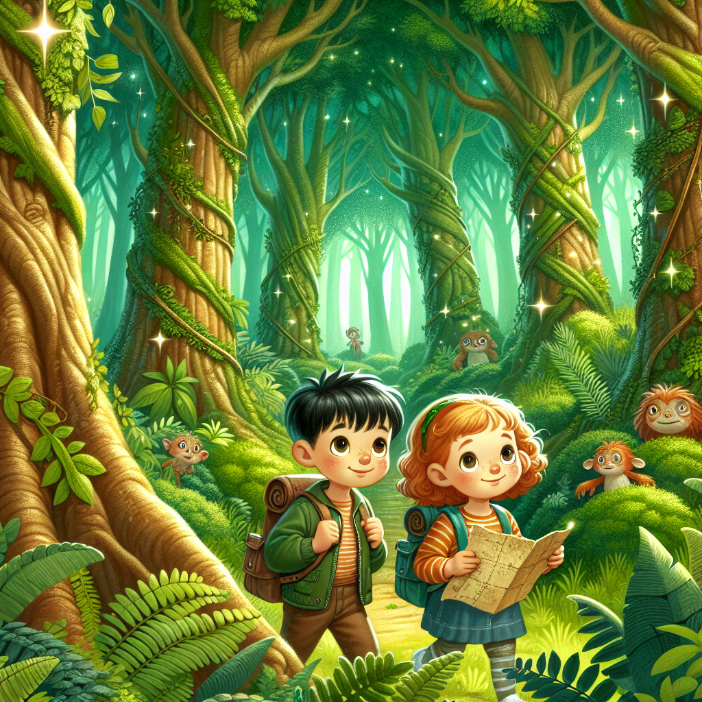 Fiaba: Avventure in un Bosco Incantato